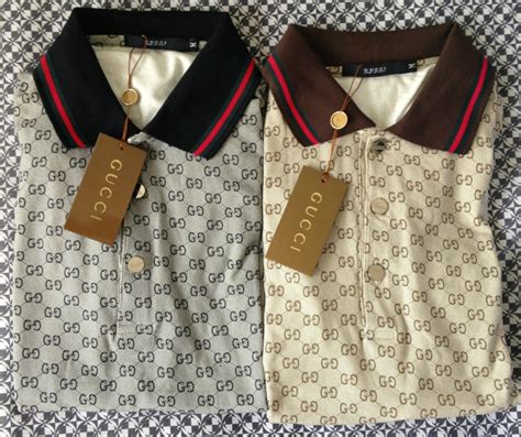 men's gucci polo shirt replica knockoff|Gucci polo logo embroidery.